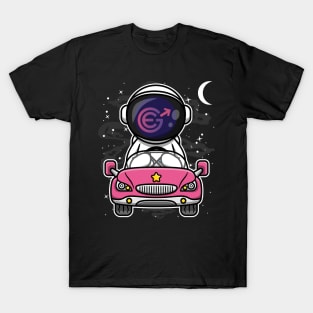 Astronaut Car Evergrow Crypto EGC Coin To The Moon Crypto Token Cryptocurrency Wallet Birthday Gift For Men Women Kids T-Shirt